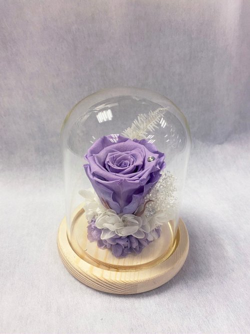永春花苑世貿店 永生玫瑰玻璃盅 永晝 | 情人節送禮 生日首選 | 臺北可自取