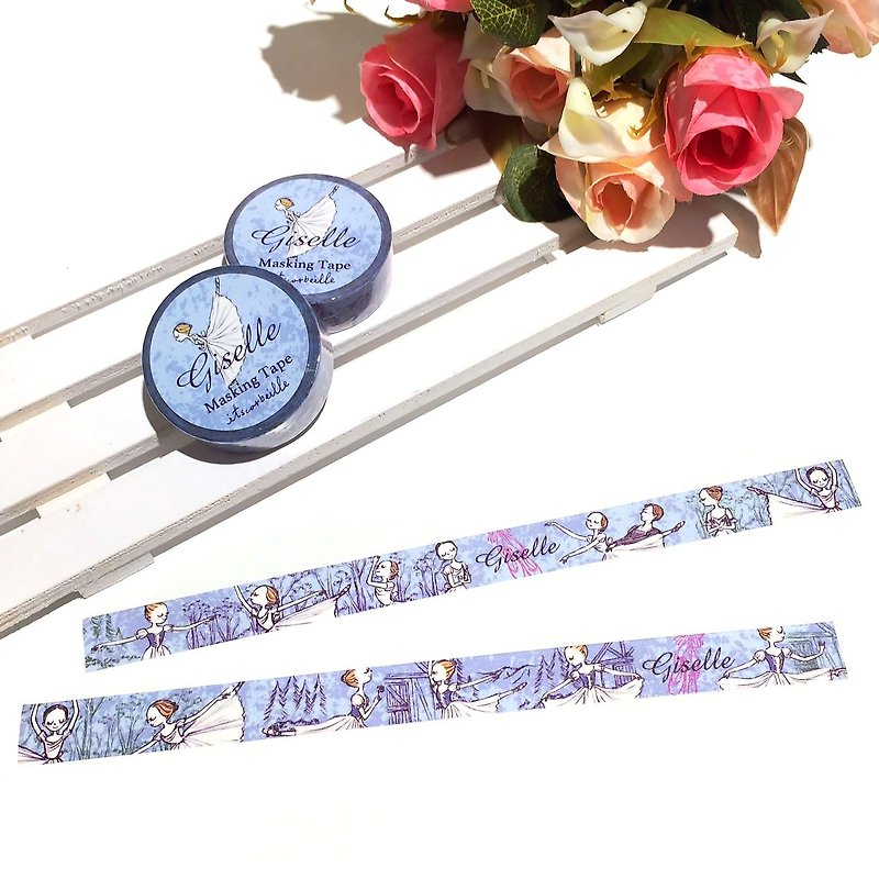 Yizhike Ballet | Giselle Paper Tape - Washi Tape - Paper Blue