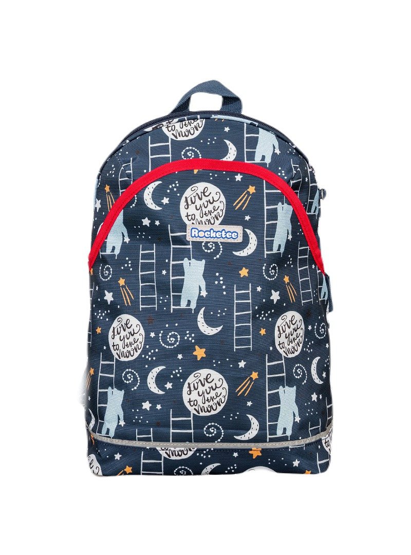 Daylight light travel bag - star wish bear - กระเป๋าเป้สะพายหลัง - เส้นใยสังเคราะห์ สีน้ำเงิน