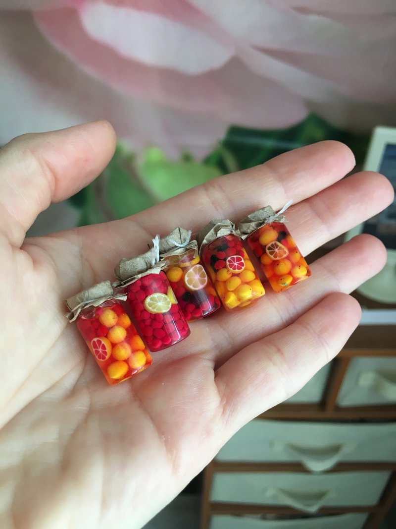 Miniature jars for dollhouse - 公仔/玩偶 - 其他材質 多色