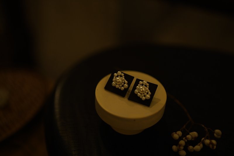Beaded Heart Pearl Earrings - Earrings & Clip-ons - Shell White
