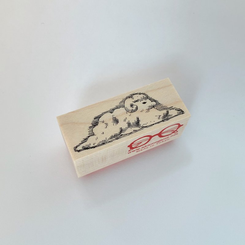 ひつじ雲 - 印鑑・スタンプ - 木製 