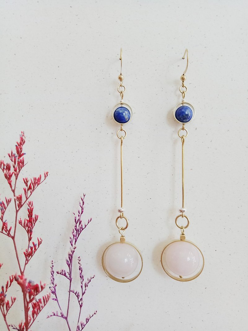 Simple - Earrings & Clip-ons - Copper & Brass Pink