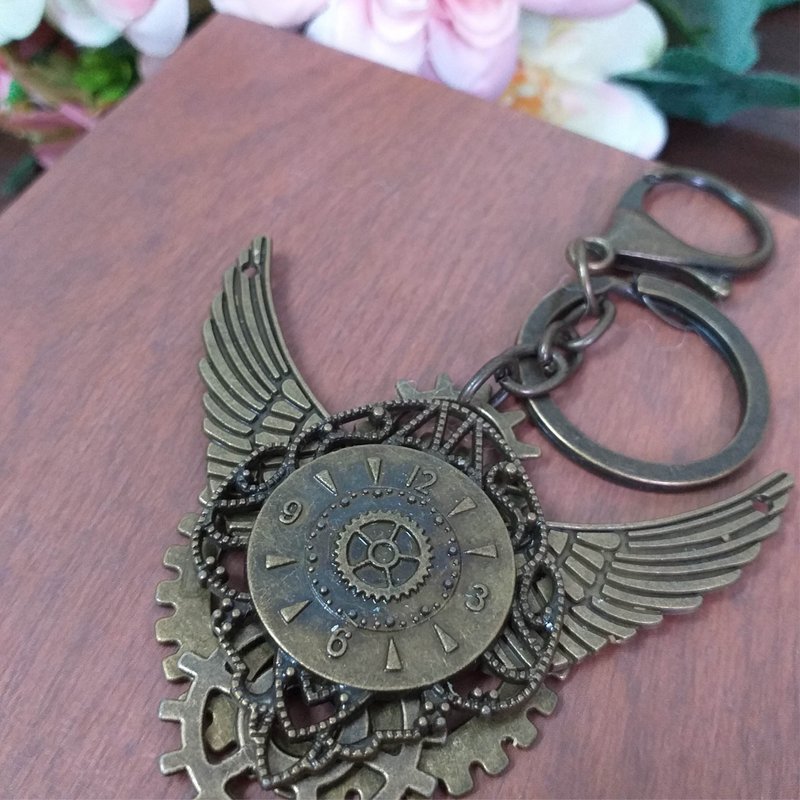 [Retro Blessing Pendant]_Blessing bird - ที่ห้อยกุญแจ - โลหะ 