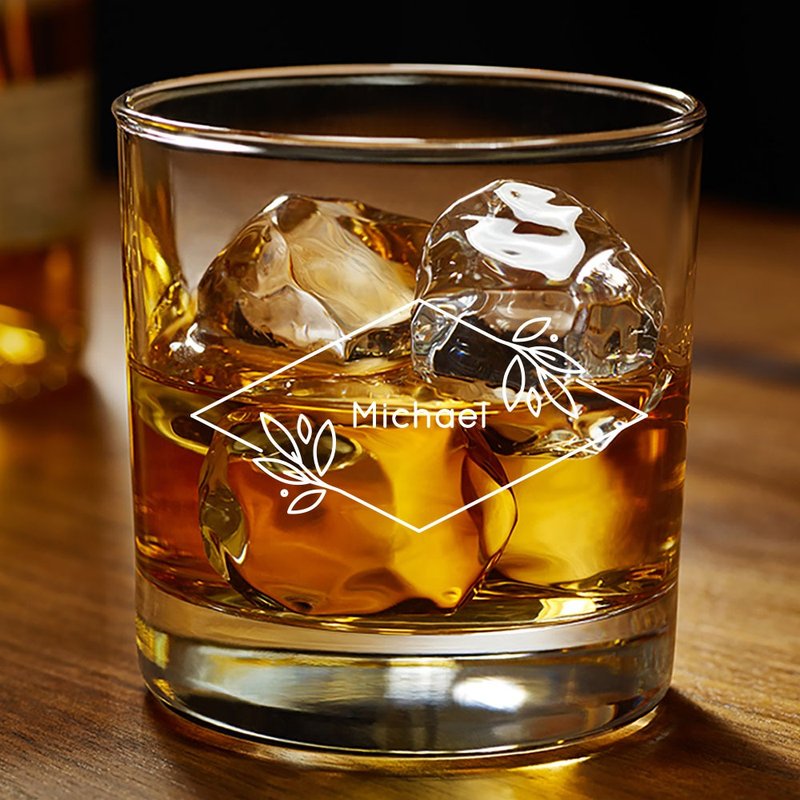 Birthday Gift | Name Custom Whiskey Pair - แก้วไวน์ - แก้ว 