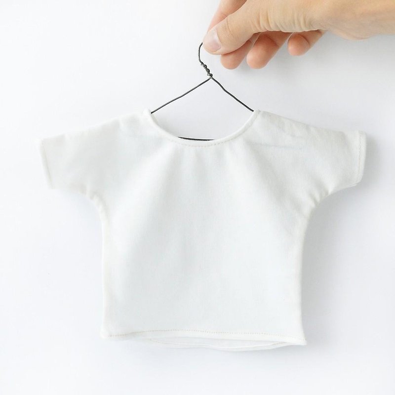 PK bears | Bear Basic White T-Shirt (40cm Big Bear) - ตุ๊กตา - ผ้าฝ้าย/ผ้าลินิน 