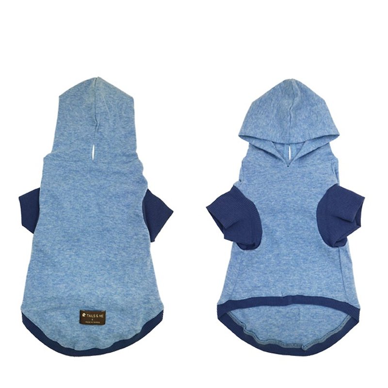 [Tail] with me purely Hooded pet clothing cannabis blue <2016 autumn and winter new color> - Clothing & Accessories - Cotton & Hemp 