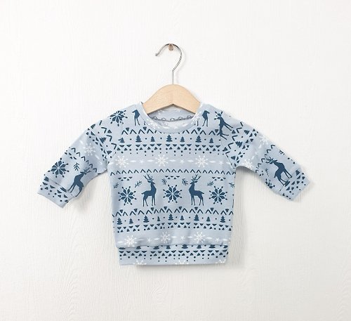 8 a.m.Apparel Blue Merry Christmas baby sweatshirt,baby boy sweatshirt,baby girl sweatshirt
