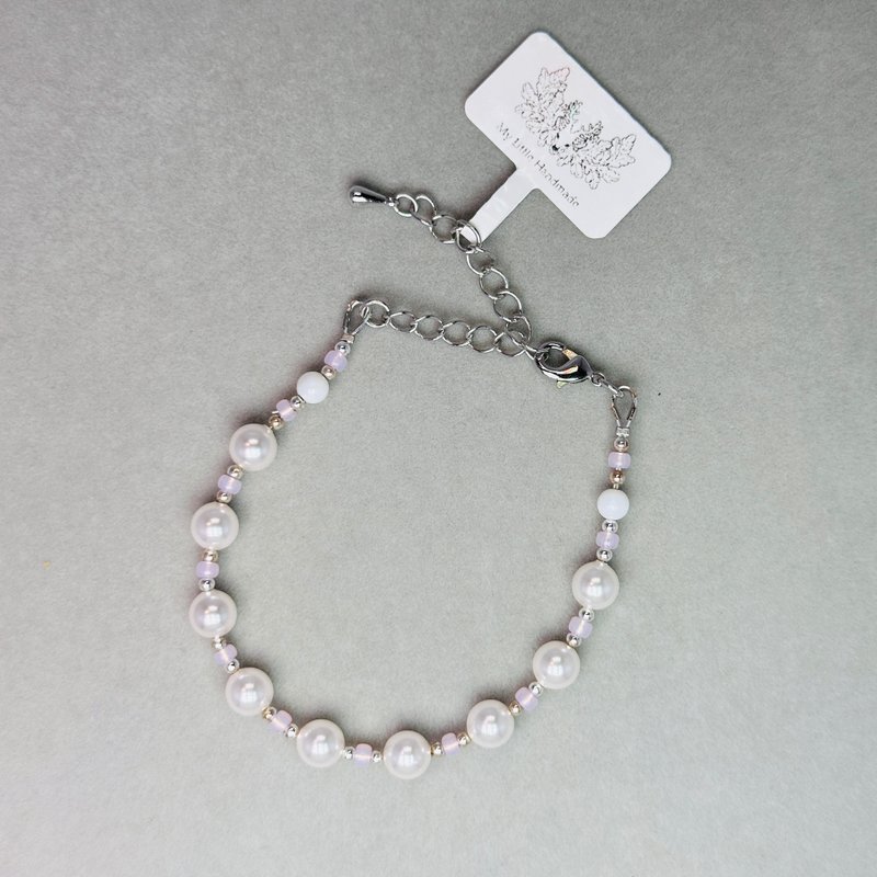 Austrian Swarovski pearl bracelet JW82H-004 - สร้อยข้อมือ - ไข่มุก หลากหลายสี