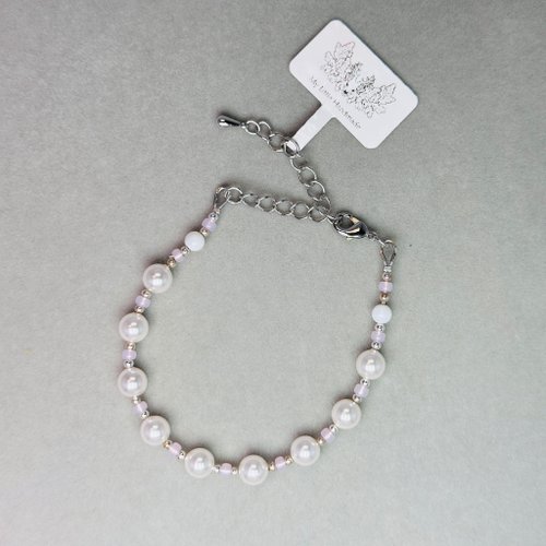My Little Handmade 手作仔 奧地利Swarovski 珍珠手鏈 JW82H-004