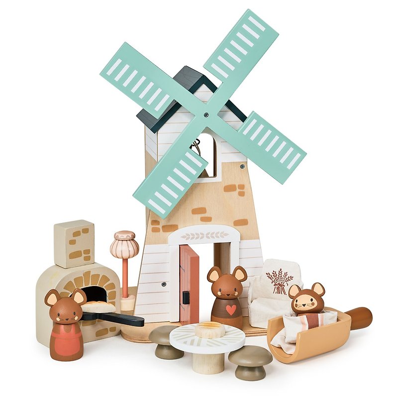風車磨坊 - 寶寶/兒童玩具/玩偶 - 木頭 