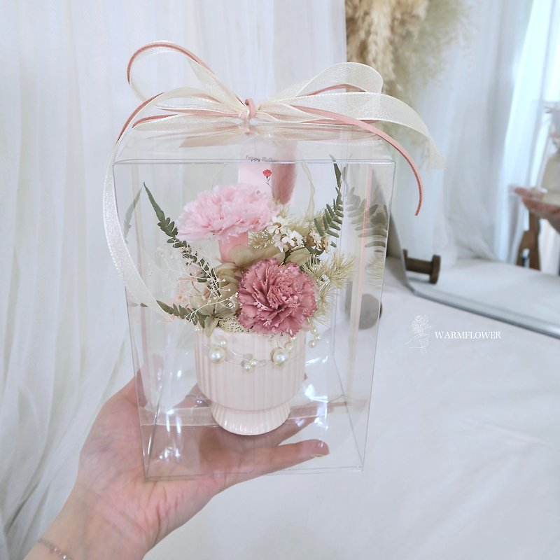 [24H Shipping] Mother's Day Carnation Table Flower - Carnation Eternal Dry Table Flower (5 styles) | Eternal Life - ช่อดอกไม้แห้ง - พืช/ดอกไม้ สึชมพู