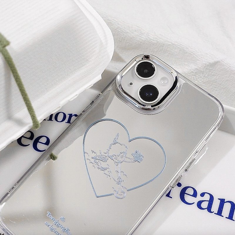 【Your Little Cupid's Love】Mirror phone case - เคส/ซองมือถือ - วัสดุอื่นๆ 