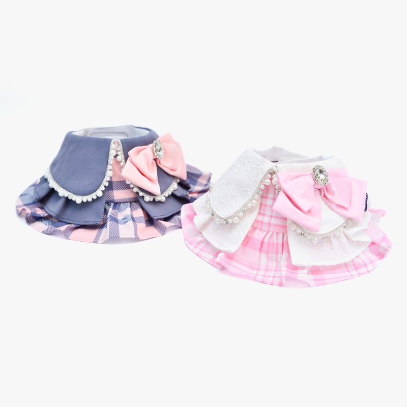 【MOMOJI】Madeleine 寵物洋服圍兜 - 寵物衣服 - 聚酯纖維 多色