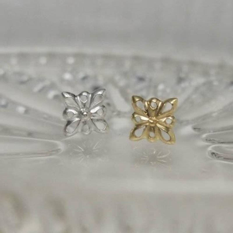 octagram earrings - Earrings & Clip-ons - Other Metals Gold