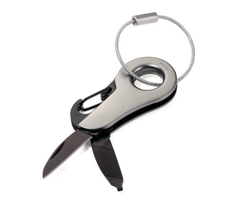 Bottle Opener with mini tool - Bottle & Can Openers - Other Metals Black