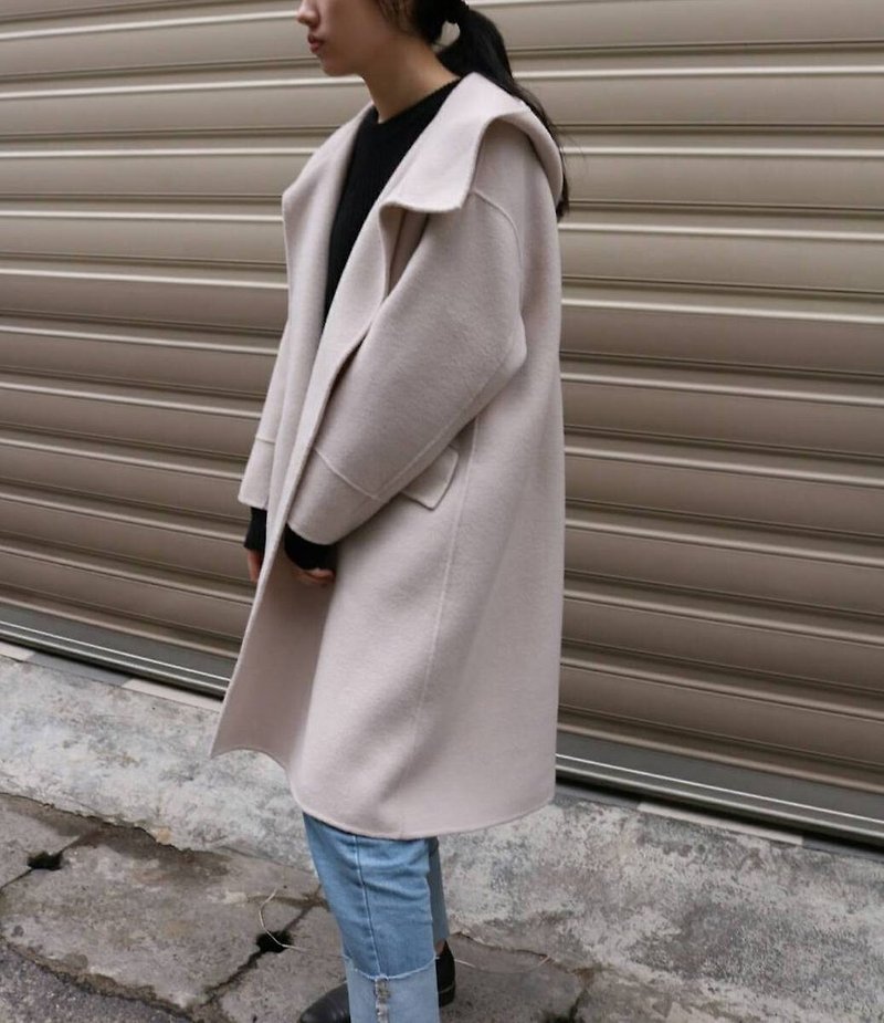 Acorn Coat pure hand-sided wool coat (show the clear goods) - เสื้อแจ็คเก็ต - ขนแกะ 