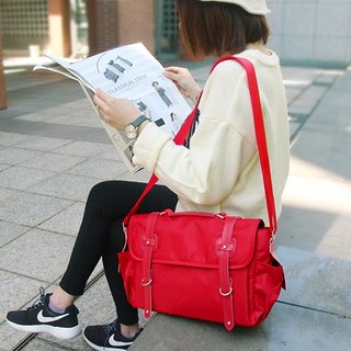 KOPER 【Qing Wu Charm】Music Crossbody Bag - Wine レッド(Made in Taiwan)