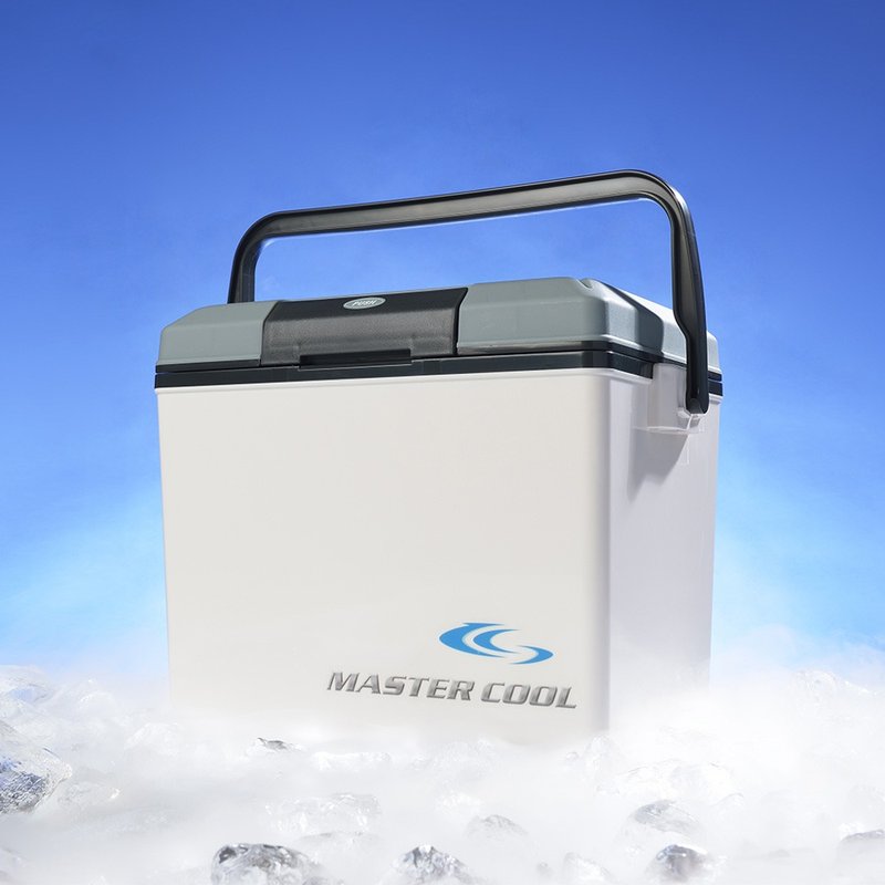日本squ+ MASTER COOL日製手提保冷冰桶-9LSGMC-9G/WH - 露營用品 - 塑膠 白色