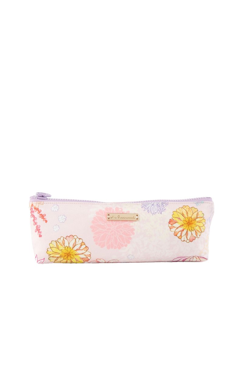 [City Printing-Kyoto, Japan] Gift Small Pencil Case Tableware Bag Xuan Tianxiang - Toiletry Bags & Pouches - Cotton & Hemp Pink