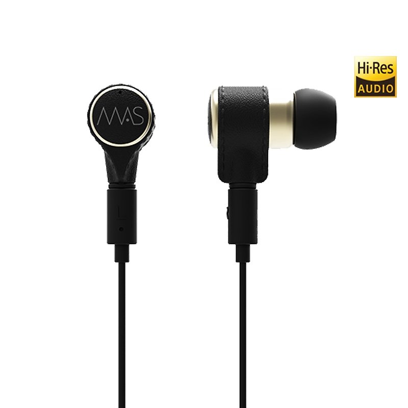 (福利品)MAS TOKYO 高音質雙單體入耳式耳機(全新無氧銅防纏線) - 耳機/藍牙耳機 - 塑膠 黑色