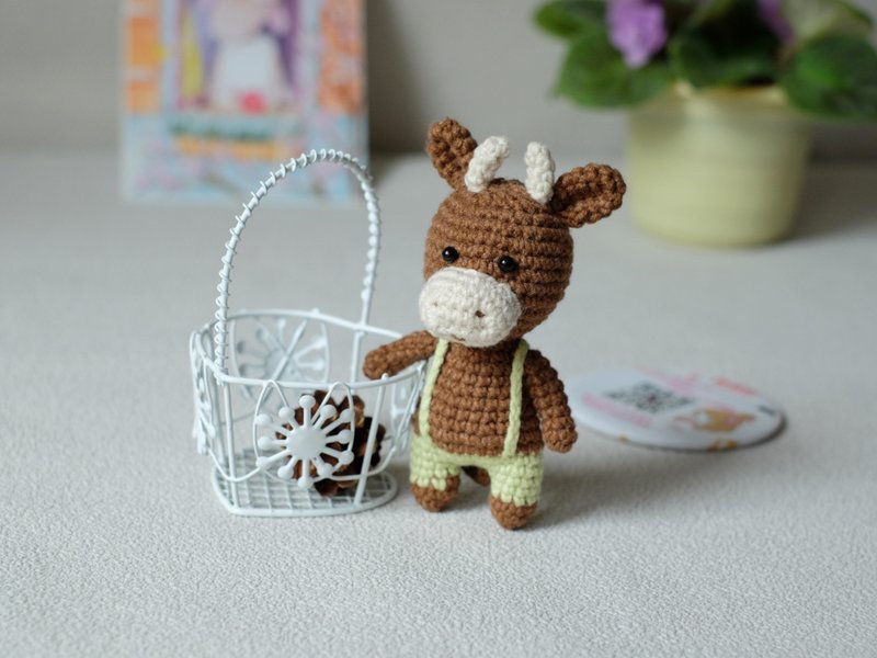 Cow stuffed toy | creative birthday gift - Kids' Toys - Thread Brown