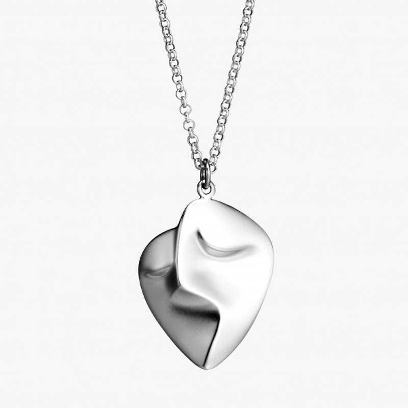P & I handmade silver jewelry # solid sense - Klimt <Golden Kiss> wealthy L - Necklaces - Other Metals Gray