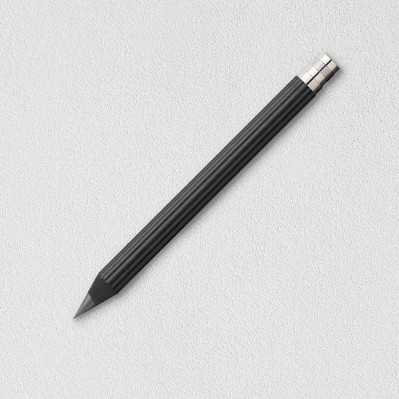 【Graf von Faber-Castell】補充用完美鉛筆3入 黑色松木桿-粗芯 - 鉛筆/自動鉛筆 - 其他材質 黑色