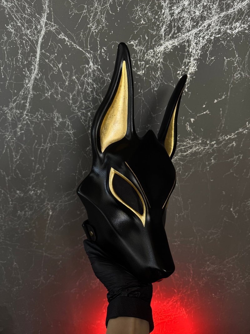 埃及黑色阿努比斯面具 - 其他 - 樹脂 黑色
