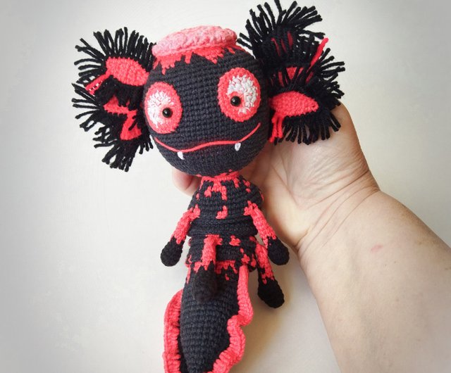 デジタル】ゾンビ アホロートル かぎ針編みパターン pdf 英語