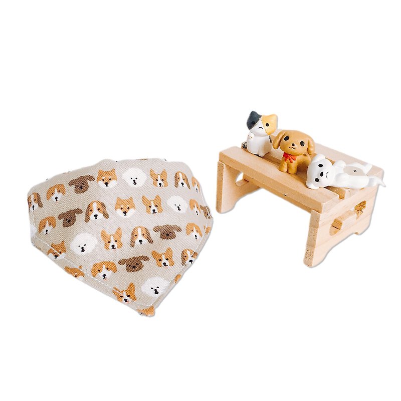 MaoFenBiBi Dog Major League Scarf-Limited Edition-Handmade Collars & Handmade Scarves - Collars & Leashes - Cotton & Hemp 