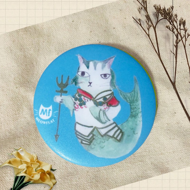 Meowflat Badge/Badge/Pin|Hero Cat Series - Badges & Pins - Plastic 