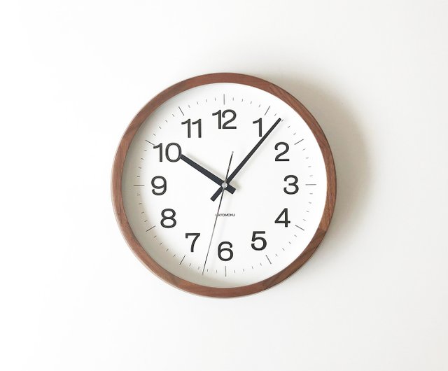 KATOMOKU much clock 16 L-size Walnut (km-113WA) wall clock made in