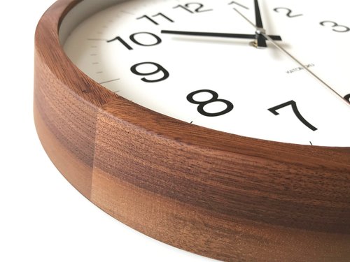 KATOMOKU much clock 16 L-size Walnut (km-113WA) wall clock KATOMOKU much clock 16 L-size Walnut (km-113WA) wall clock