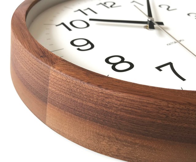 KATOMOKU much clock 16 L-size Walnut (km-113WA) wall clock made in