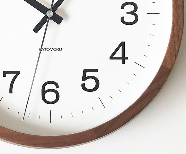 KATOMOKU much clock 16 L-size Walnut (km-113WA) wall clock made in