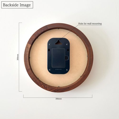 KATOMOKU much clock 16 L-size Walnut (km-113WA) wall clock KATOMOKU much clock 16 L-size Walnut (km-113WA) wall clock