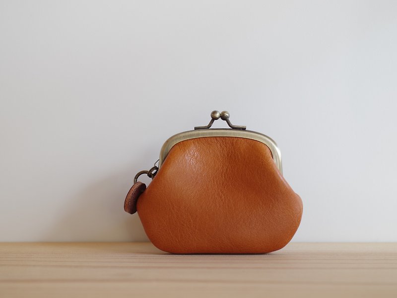 Nume leather salad caramel - Coin Purses - Genuine Leather Brown