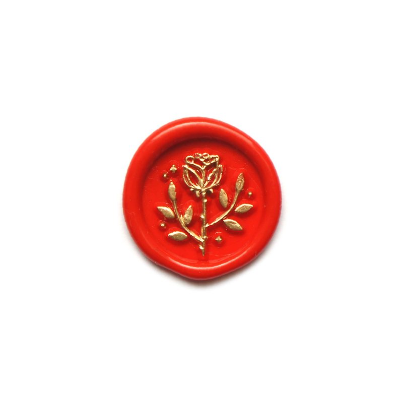 Rose Original Mini Sealing 蝋 Stamp - Collection of Summer Fruits - ミスターロビンソン - はんこ・スタンプ台 - 銅・真鍮 