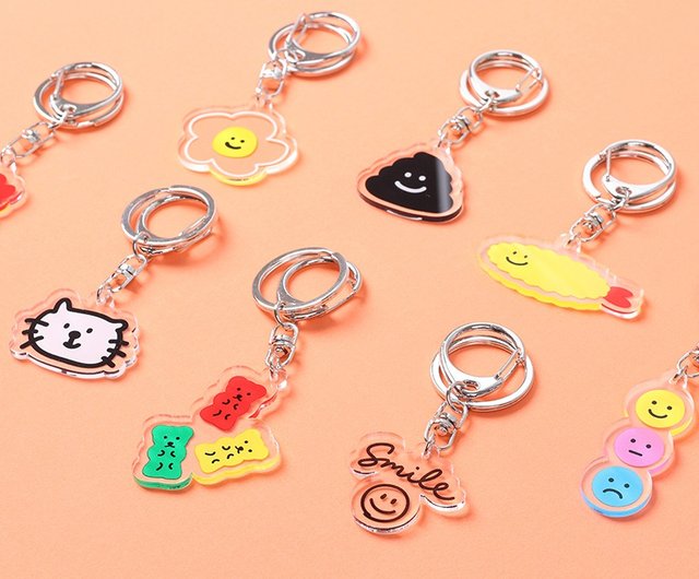 うちわ アクリルキーホルダー くまちゃぶページ 熊が矢 アクリルキーホルダー | くまが屋さん