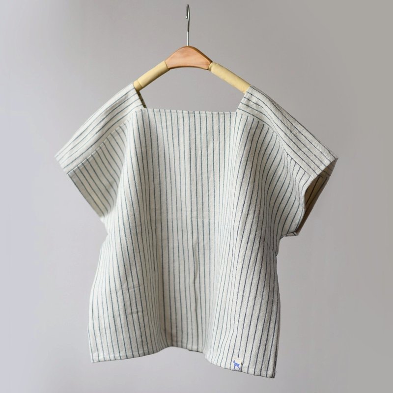 Handwoven cotton shirt - 女上衣/長袖上衣 - 棉．麻 
