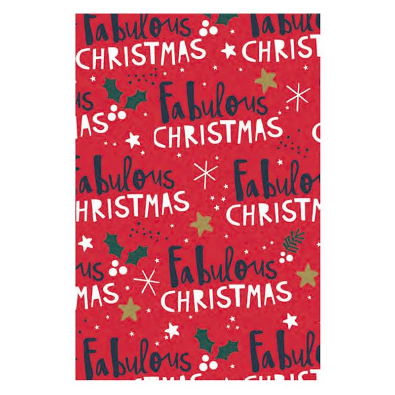 Great Christmas Christmas roll wrapping paper [Hallmark - Roll wrapping Christmas series] - Gift Wrapping & Boxes - Paper Red