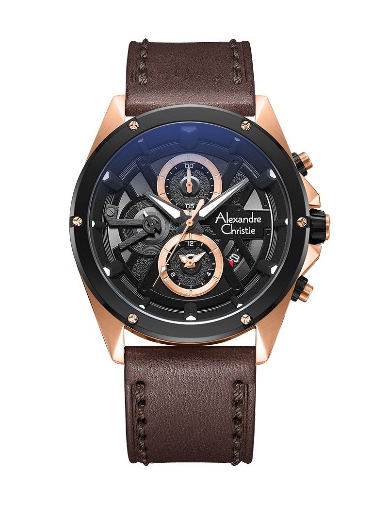 [AC Watch] 6620MCLBRBA-Media Black x Rose - Men's & Unisex Watches - Stainless Steel 