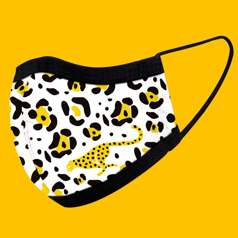 Antibacterial fiber, washable, breathable Double-layer cloth mask_Leopard - หน้ากาก - วัสดุอื่นๆ 