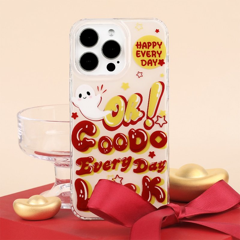 Lucky Everyday Little Ghost iPhone Case - Phone Cases - Other Materials 