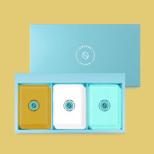 coffee to know 咖啡知道 【精選單品 濾掛咖啡禮盒】濾掛式咖啡 15入禮盒 3種口味