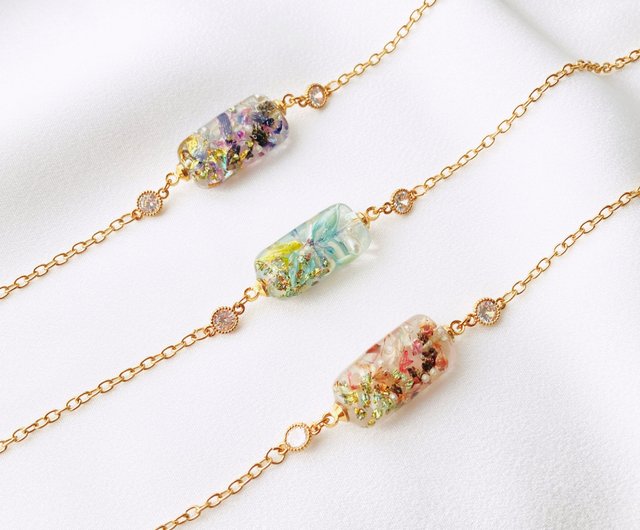 ブレスレット　レジン　アクセサリー レジンブレスレット2個セット C-033 | ペットの遺骨・遺毛の