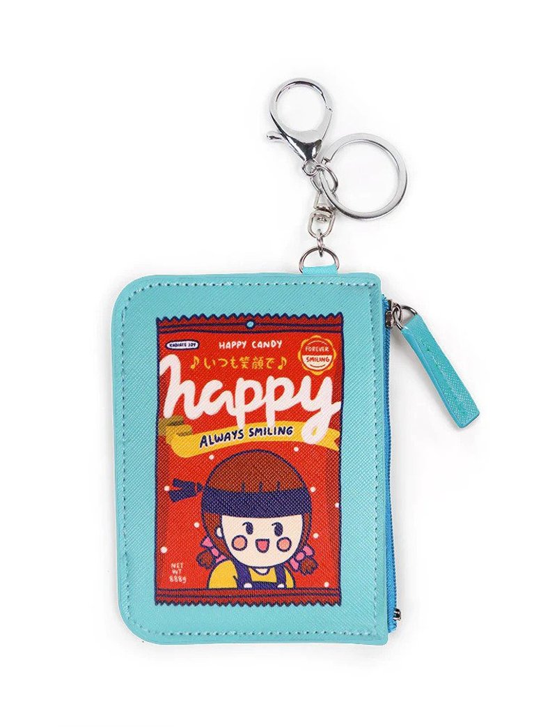 Happy Candy Coin Pouch & Card Holder - กระเป๋าใส่เหรียญ - วัสดุอื่นๆ 