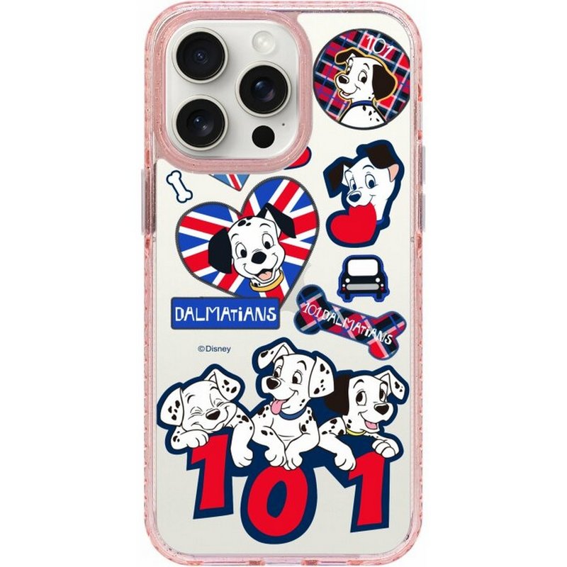 迪士尼 101斑點狗家庭 iPhone16 Samsung S25氣墊標準鏡面手機殼 - 手機殼/手機套 - 塑膠 多色
