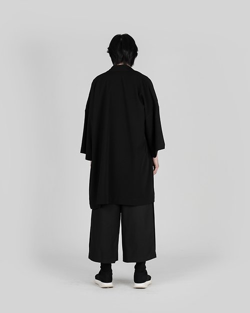 Two-Ways Kimono Long Cardigan - Shop mukk Men's Coats & Jackets